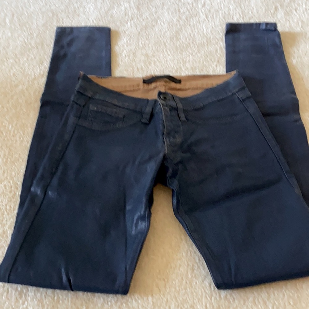 Plastic by Gly Jeans, Coated, Skinny, Size 24